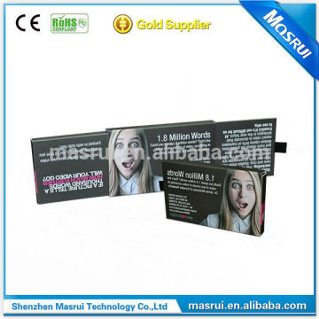 Custom TFT LCD screen video in print technology