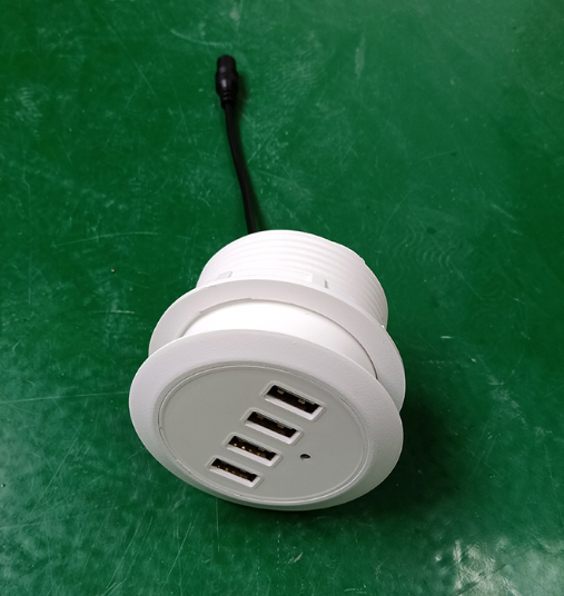 desk mounted plug sockets