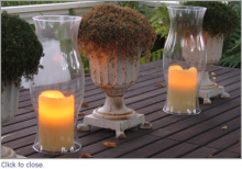 emulational resin candle