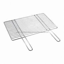 Outdoor fireplace grill rack