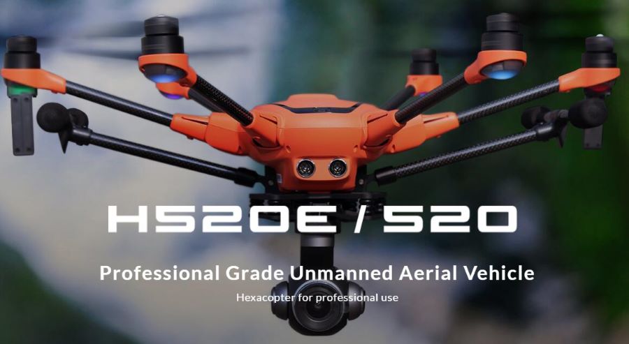 Yuneec Typhoon H520E/ H520E-RTK professional use Hexacopter camera drone for Industrial Use and Ambitious Professionals