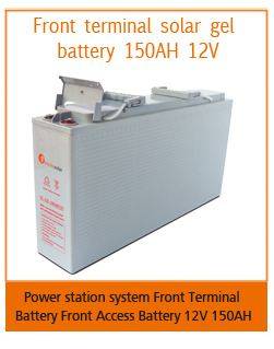 12v 150ah lead-acid Storage batteries for home solar panels Factory Price Front Terminal Gel Battery