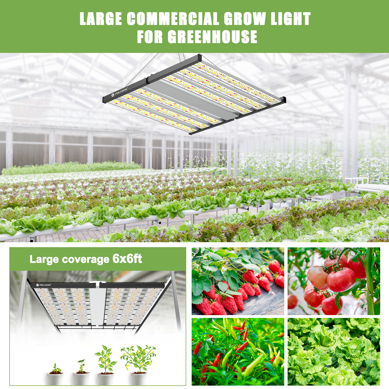 Grow light greenhouse