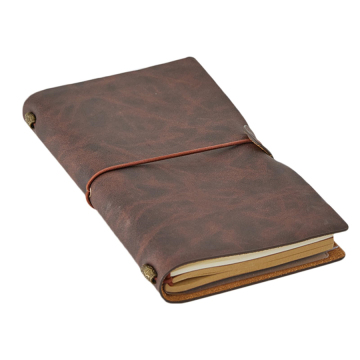 Custom Refillable Leather Journal Cover - TN Traveler Notebook Organizer with Insert Pocket