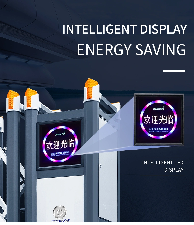 New Model Strength Aluminum Alloy Trackless Retractable Gate