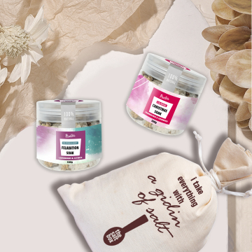 Himalaya Salt Bath Products: Healing Detox Crystal Epsom Herbal Bath Salt - 350G Bulk