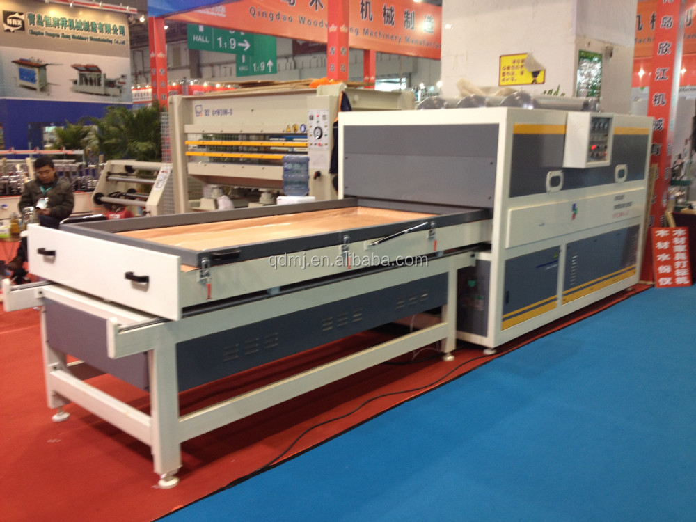 Wood MDF Door Vacuum Membrane laminating Press machine