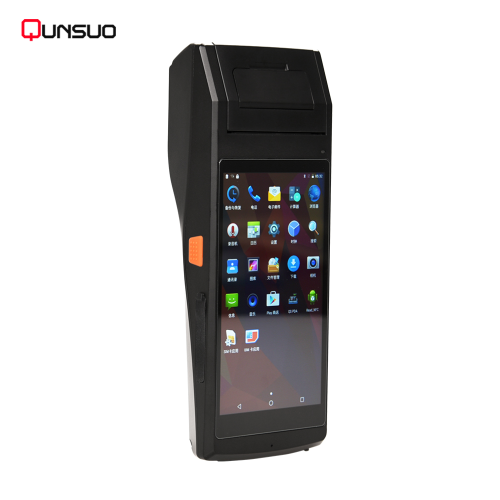 Portable Android Handheld PDA UHF scanner with printer