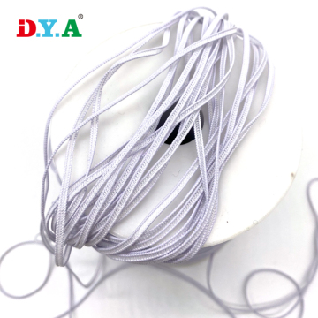 White Knitting Elastic Shoe Laces Elastic Bands