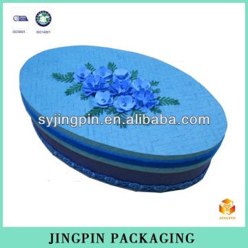 customized blue touch paper packaing box