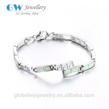 Wholesale Fashion 925 Silver Cz Bracelet Chain