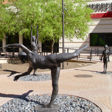 bronze dancer figurine