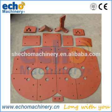 asphalt cement mixer mixed leaves wear parts blade parts from professional high quality manufacturer