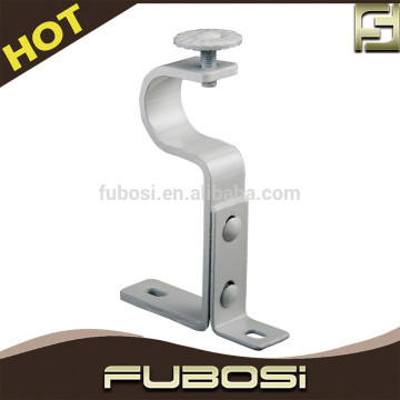 Curtain rail bracket/ double metal curtain rod bracket design
