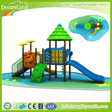 Quality assured outdoor play structure toddler play area