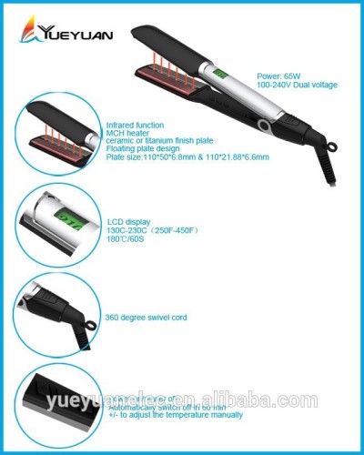 Alibaba express China made high quality fashion design Keratin Therapy ceramic flat iron pro hair straightener vending machines