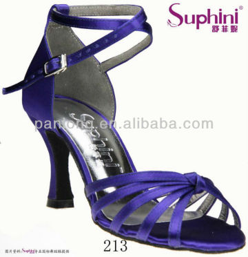 Woman Blue Latin Dance Shoes