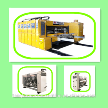 corrugated carton printing & slotting machine