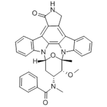 Benzamide,N-[(9S,10R,11R,13R)-2,3,10,11,12,13-hexahydro-10-methoxy-9-methyl-1-oxo-9,13-epoxy-1H,9H-diindolo[1,2,3-gh:3',2',1'-lm]pyrrolo[3,4-j][1,7]benzodiazonin-11-yl]-N-methyl- CAS 120685-11-2