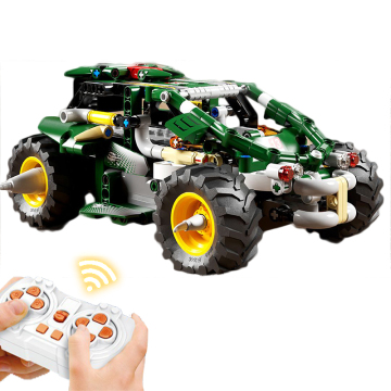 3IN1 Triceratops Morphing Building Blocks Car: An Educational Christmas Gift for Children