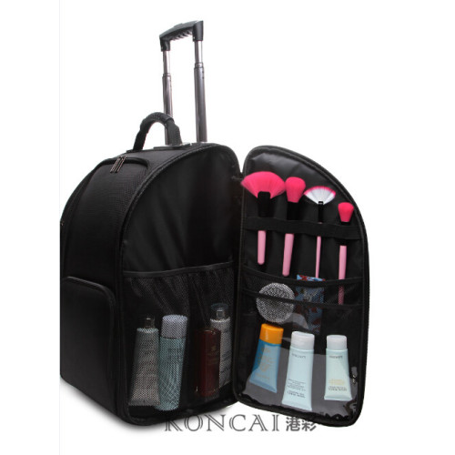 Wholesale New design cheap nylon makeup trolley case