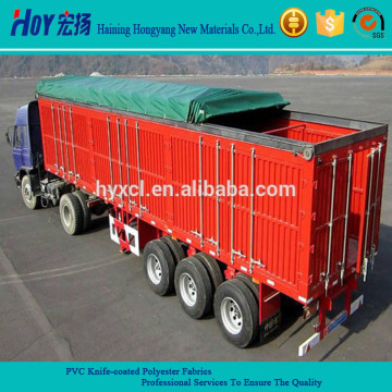 PVC coated Tarpaulin Truck Cover In Coated Fabric