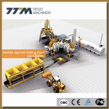 30t/h mobile asphalt batch mixing plant, mobile asphalt plant, portable asphalt batch plant