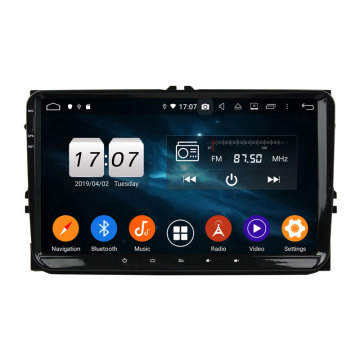 Hot sale android 9.0 car dvd VW universal