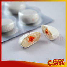 Crispy Coating Fruity Flavor Center filled Gums