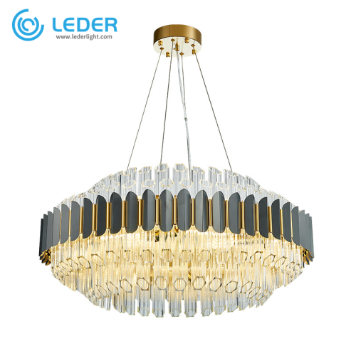 LEDER Crystal Rectangle Chandelier Rama