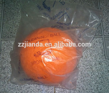 Concrete pump cleaning sponge ball