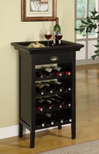 4 Tier Reclaimed Wood Wine Rack Bar Table