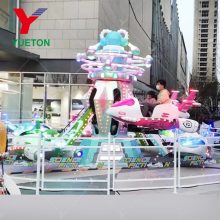 Outdoor Playground Amusement Park Equipment: Funfair Helicopter and Self-Control Plane Rides for Sale