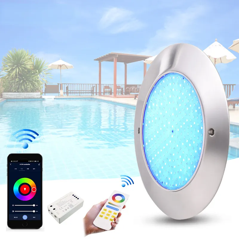 Ultra Slim IP68 Waterproof 12V LED Pool Light Fixture