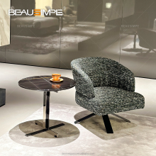 Modern Glass and Marble Center Table Set