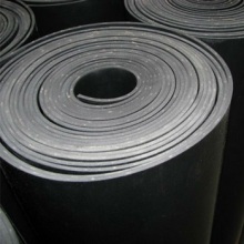 Black Fabric Insertion Rubber Sheet