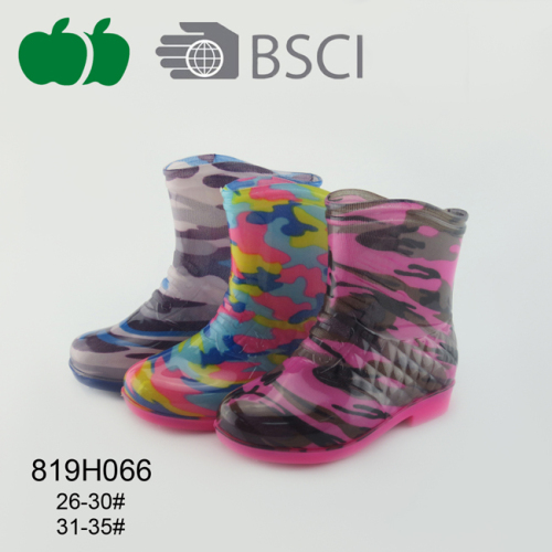 Botas de chuva coloridas para crianças populares