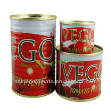 Canned tomato ketchup with 70G 210G 400G Tins sizes