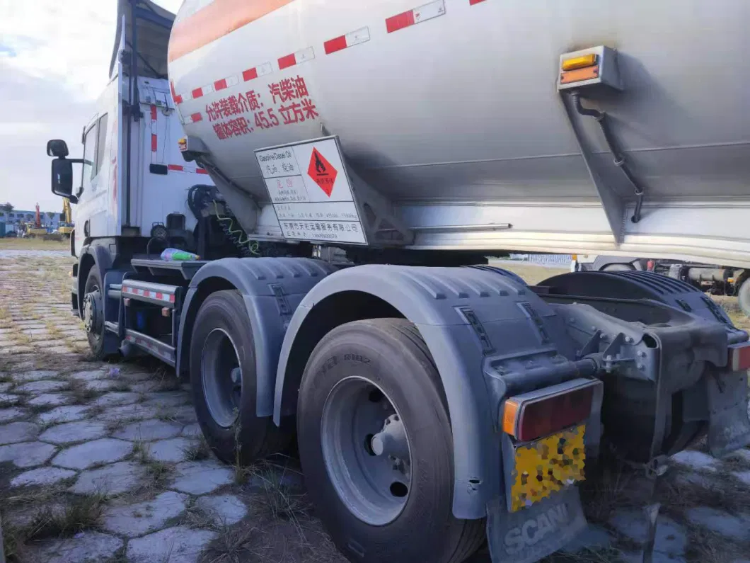Fairly Used Scania Van Trailer Head Trucks P380 6X4 10wheel White Tractor Truck for Sales