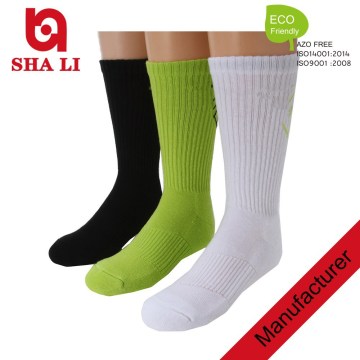 wholesale knitted cushioned elite custom men sports socks