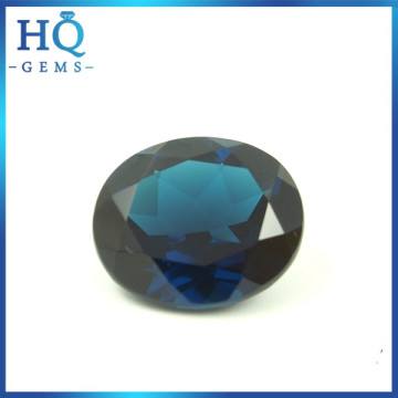 #A48 synthetic Topaz Medium London Blue Gemstone