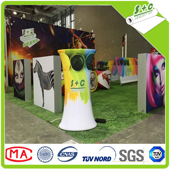 knitted white direct printing polyester stretch display material