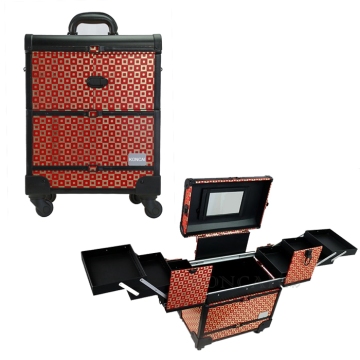 High end professional cosmetic makeup storage cases