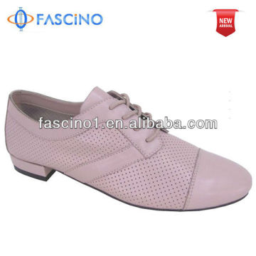 Pink low heel dress shoes