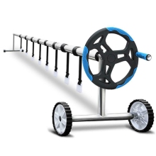 STARK Classic Pool Cover Reel for 18 Feet Inground Swimming Pool Solar Cover