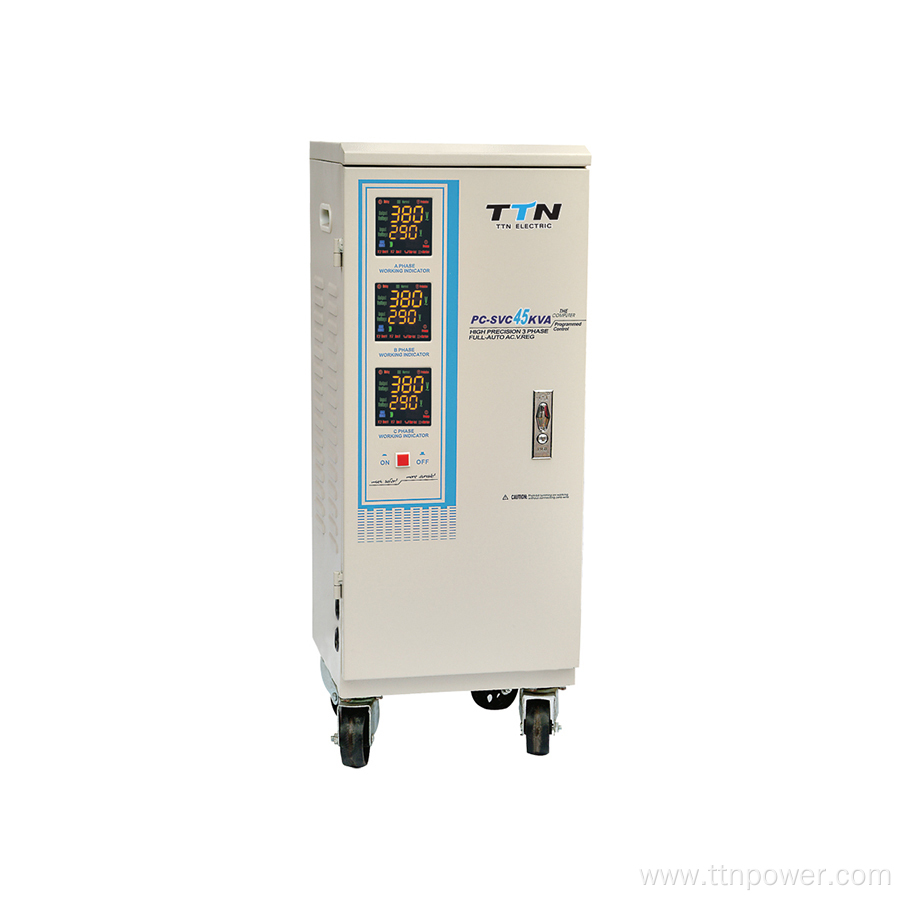 45KVA Three Phase Automatic Voltage Stabilizer