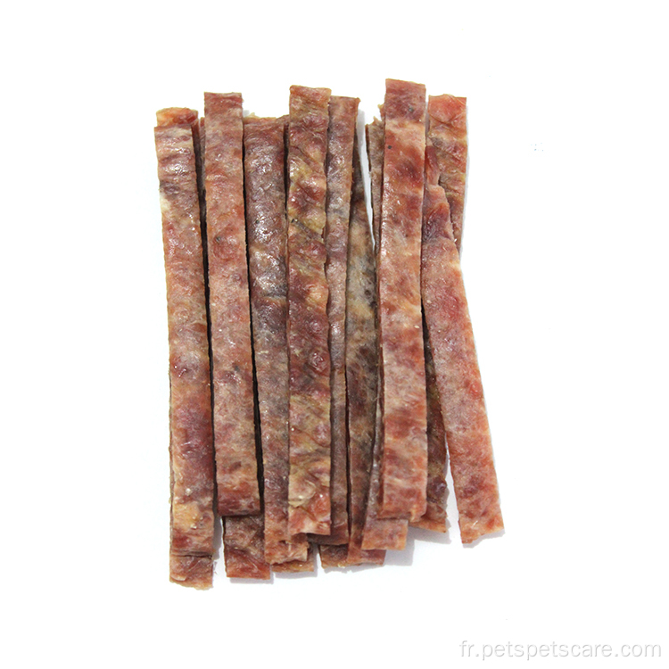 Boches bandes chiens traite diversifié de bacon de bœuf filet