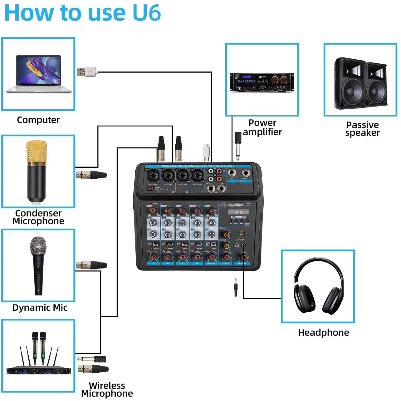 Hot Selling Bar Professional Digital Audio Mixers