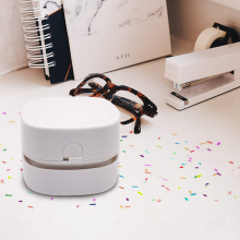 Portable Battery-Powered Electric Keyboard Vacuum Cleaner for Desktops and Laptops