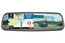 5.0 inch Android car rear view mirror GPS Navigation with camera and drivecam